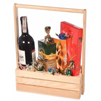 Nosidło drewniane na wino 3...