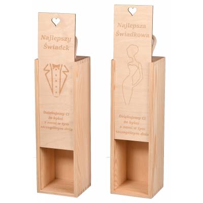 Pudełko drewniane na wino...