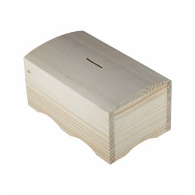 Skarbonka drewniana kuferek...