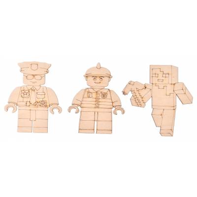 Dekory drewniane decoupage...