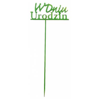 Kolorowy topper urodzinowy