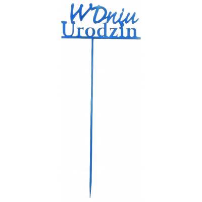 Kolorowy topper urodzinowy