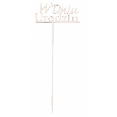 Kolorowy topper urodzinowy