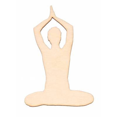 Dekor medytujący jogin joga