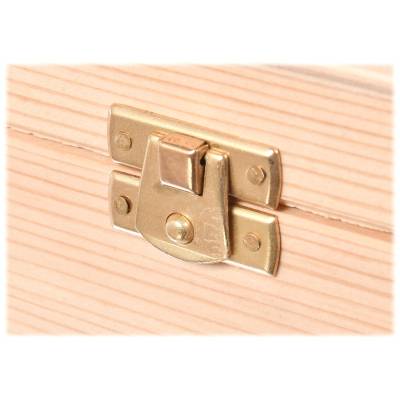 Drewniane pudełko kasetka...