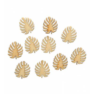 Scrapki drewniane liście...