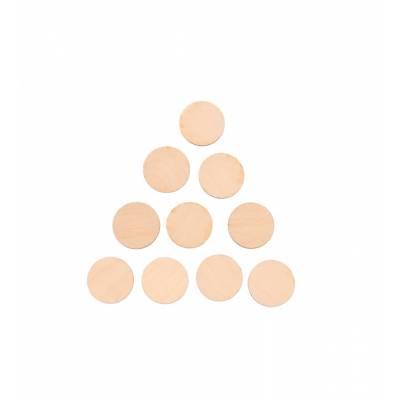 Scrapki drewniane kółeczka...