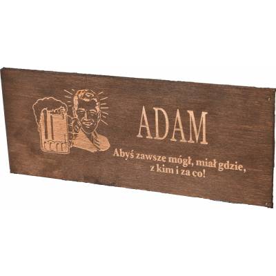 Drewniane brązowe nosidło...