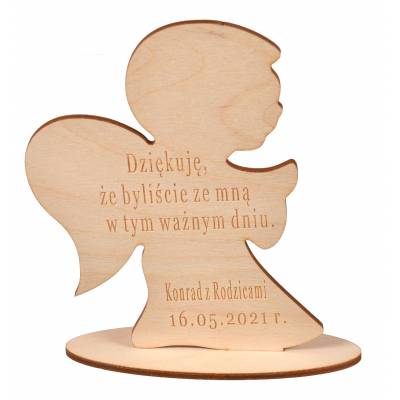 Aniołek drewniany z...