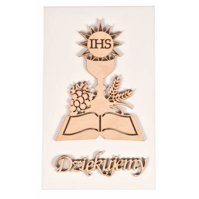 Białe drewniane pudełko...