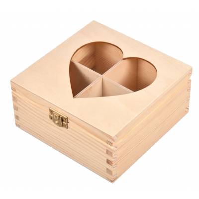 Drewniane pudełko na...