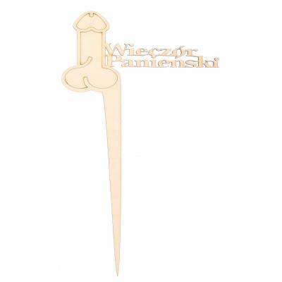 Drewiany topper WIECZÓR...