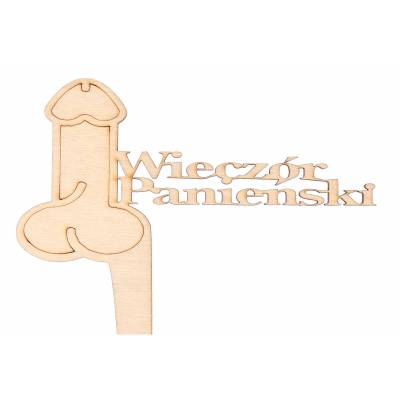 Drewiany topper WIECZÓR...