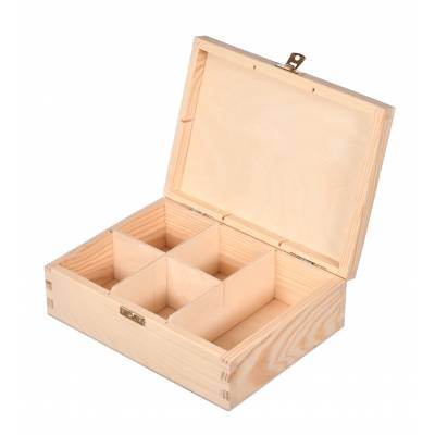 Drewniane pudełko z...