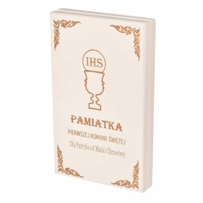 Białe pudełko drewniane...