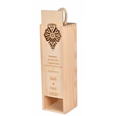 Pudełko skrzynka na wino...