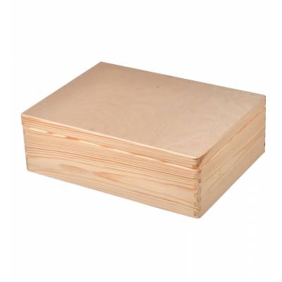 Pudełko drewniane z pokrywą...