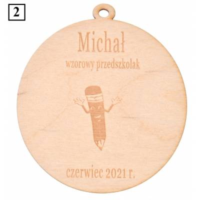 Medal drewniany dla...