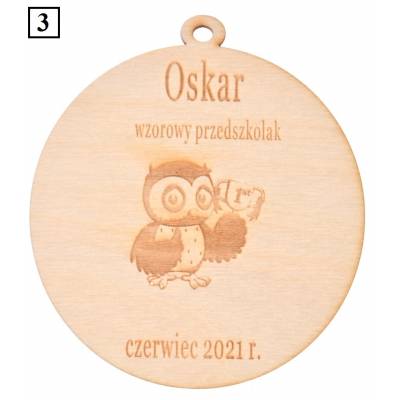Medal drewniany dla...
