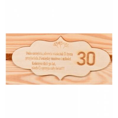 Skrzynka drewniana z...