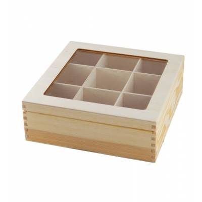 Drewniane pudełko na...