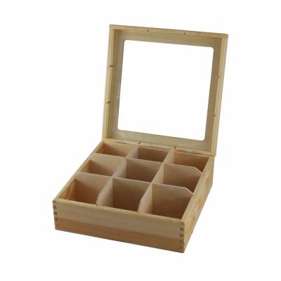 Drewniane pudełko na...