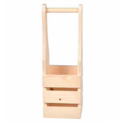 Drewniana skrzynka nosidło...