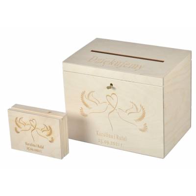 Zestaw ślubny grawerowane...