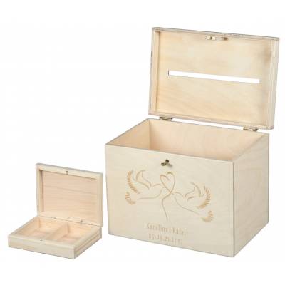 Zestaw ślubny grawerowane...