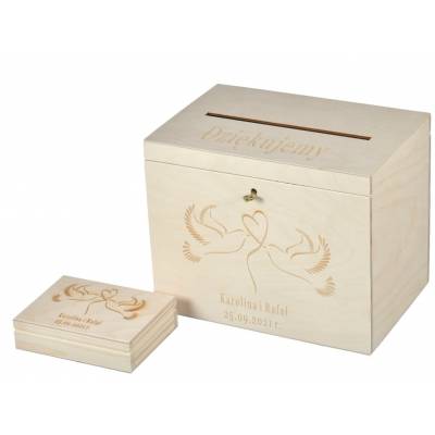 Zestaw ślubny grawerowane...