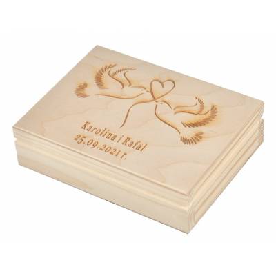 Zestaw ślubny grawerowane...