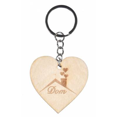 Brelok drewniany do kluczy...