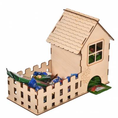 Domek drewniany na herbatę...