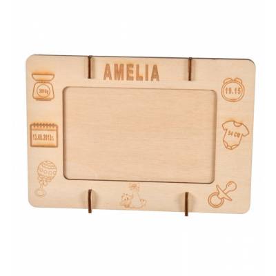 Drewniana ramka na zdjęcie...