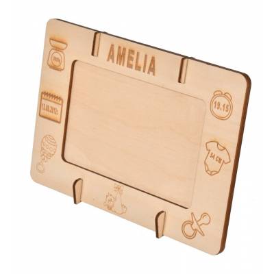 Drewniana ramka na zdjęcie...