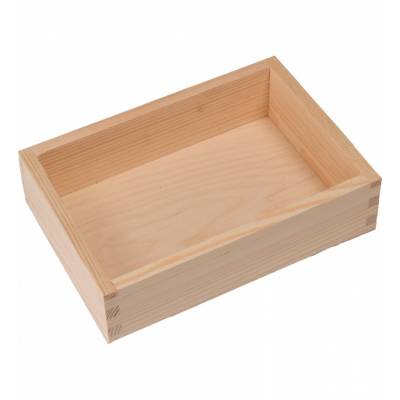 Skrzynka drewniana prezent...