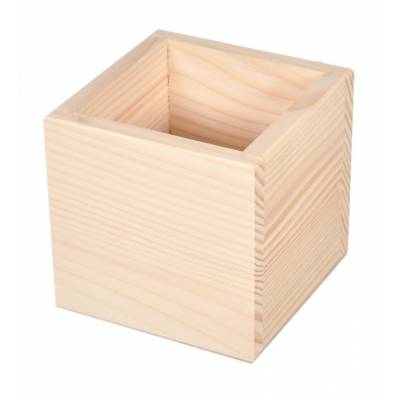 Drewniany kubek kwadratowy...