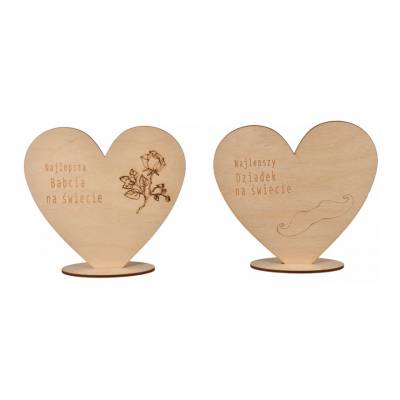 Serce z grawerem prezent...