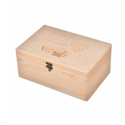 Drewniane pudełko z...