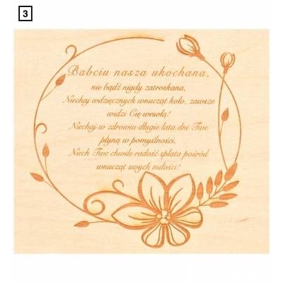 Drewniane pudełko z...