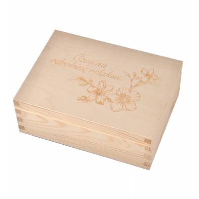 Drewniane pudełko na...