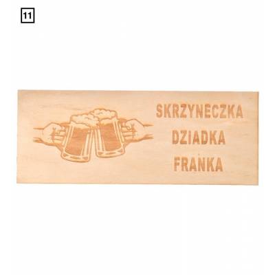 Drewniane pudełko z...