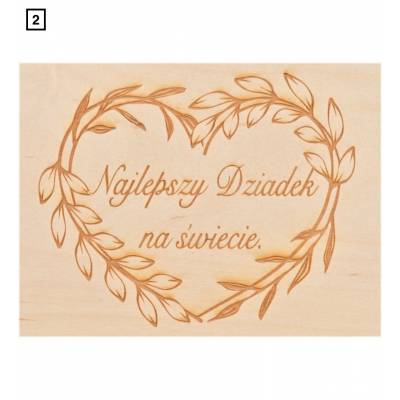 Drewniane pudełko na...