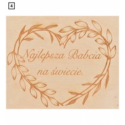 Drewniane pudełko na...