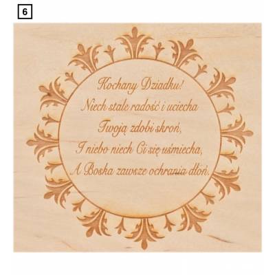 Drewniane pudełko na...