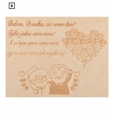 Drewniane pudełko na...