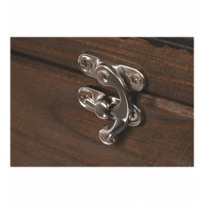 Brązowe pudełko drewniane z...