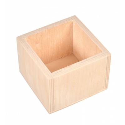 Drewniany organizer na biurko