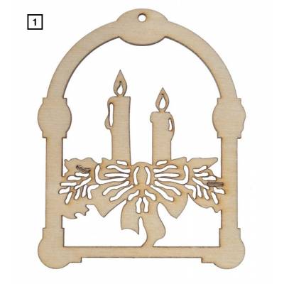 Zawieszka na choinkę witraż...