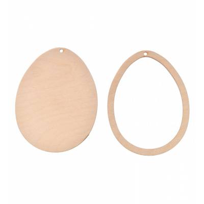 Jajko z ramką ze sklejki...